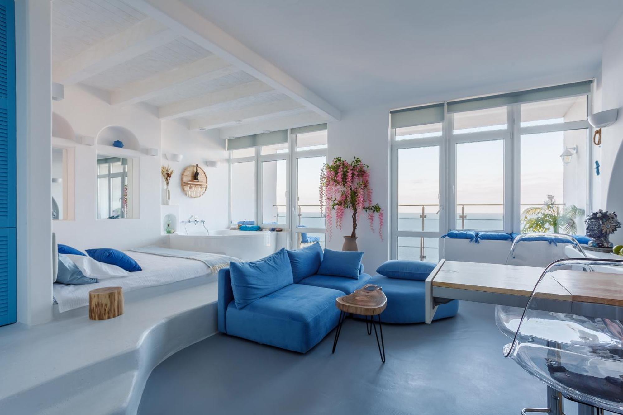 Anna Maria Santorini - Greek Suite & Large Sea Terrace Arcadia Odessa Zewnętrze zdjęcie