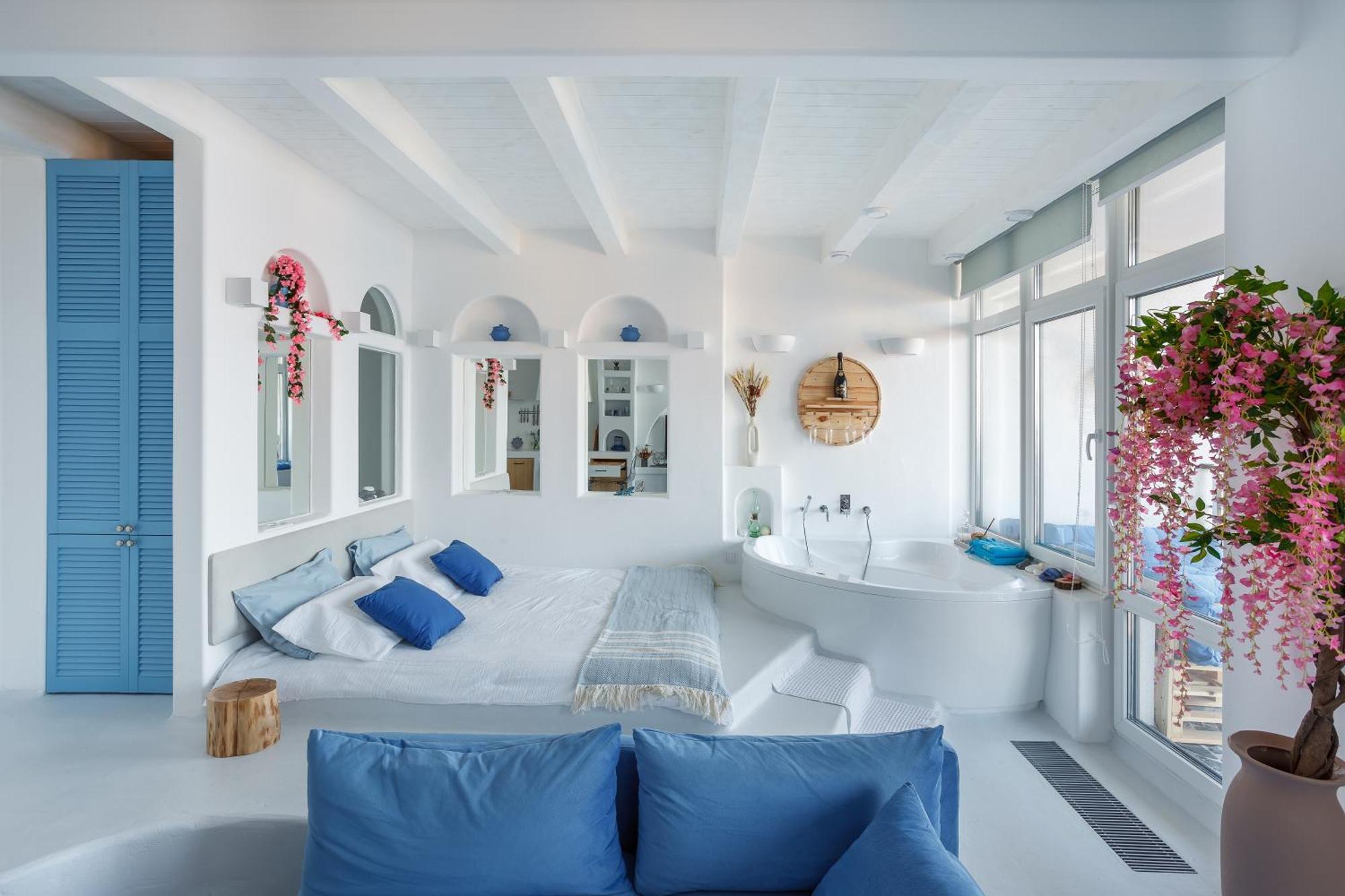 Anna Maria Santorini - Greek Suite & Large Sea Terrace Arcadia Odessa Zewnętrze zdjęcie
